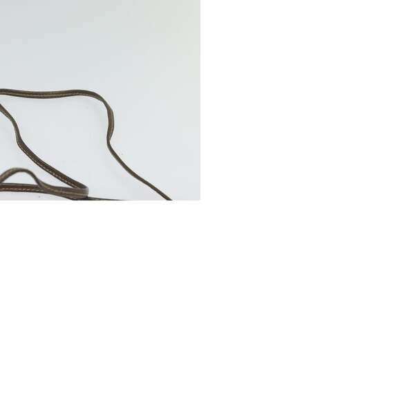 FENDI Zucchino Canvas Shoulder Bag Pvc Dark Brown - Picture 12 of 12